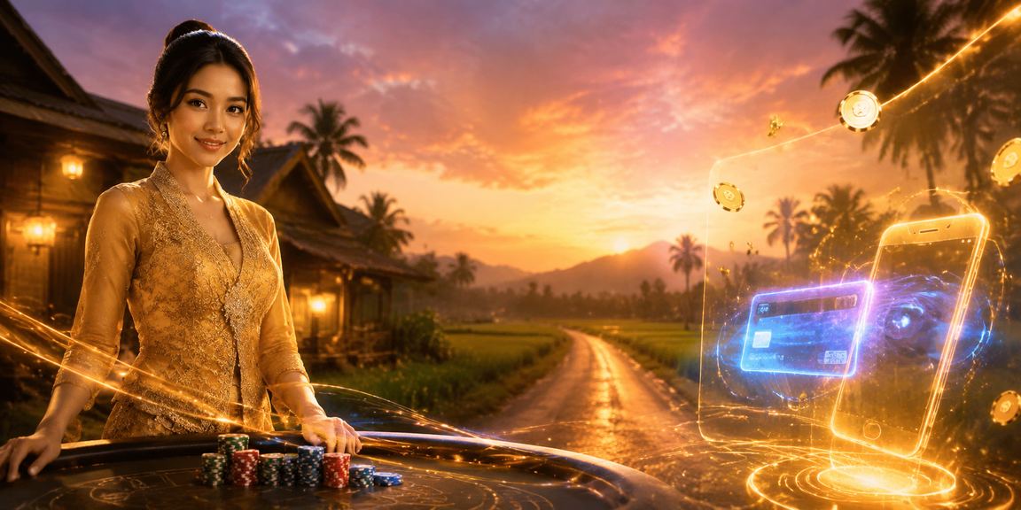 Suasana kasino hiburan bertema kebaya Malaysia dengan permainan jackpot di 51cg1