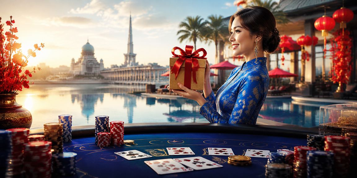 Permainan baccarat bergaya Melayu di Putrajaya dengan suasana kasino tempatan